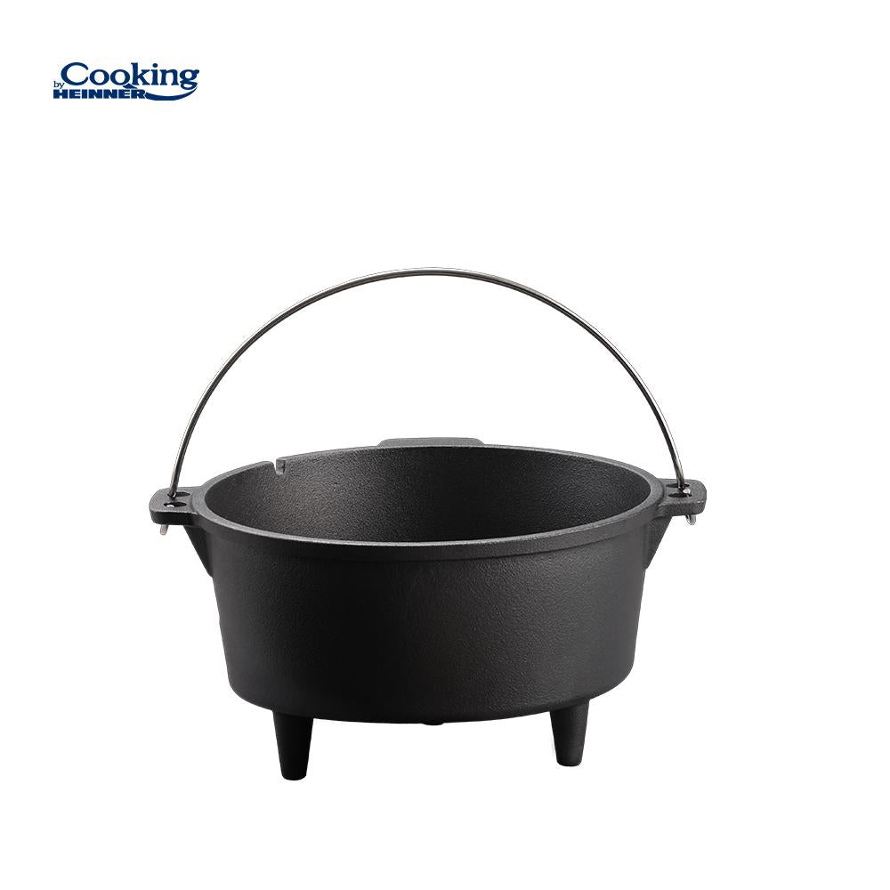 Ceaun 7L Fonta Pura + Capac Dia 29.5 Cm, Nature, Cooking By Heinner