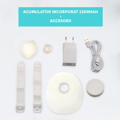 Pompa De San Electrica Si Portabila,10 Niveluri De Extragere, 5 Niveluri De Masaj, Display Led, Functie De Memorie, Capacitate 180Ml, U-Grow