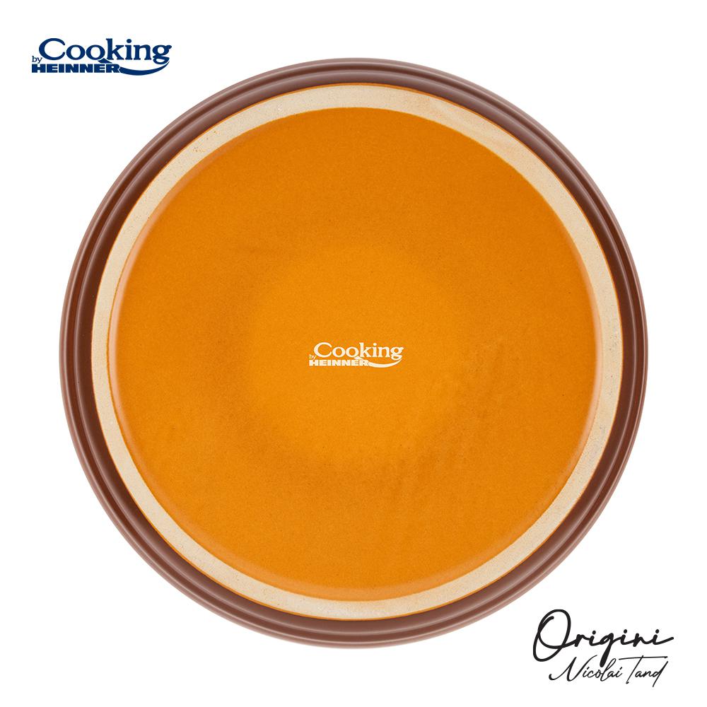 Oala 6L ceramica cu capac Cooking by Heinner - Origini Chef Nicolai Tand, 19 x 19.5 cm