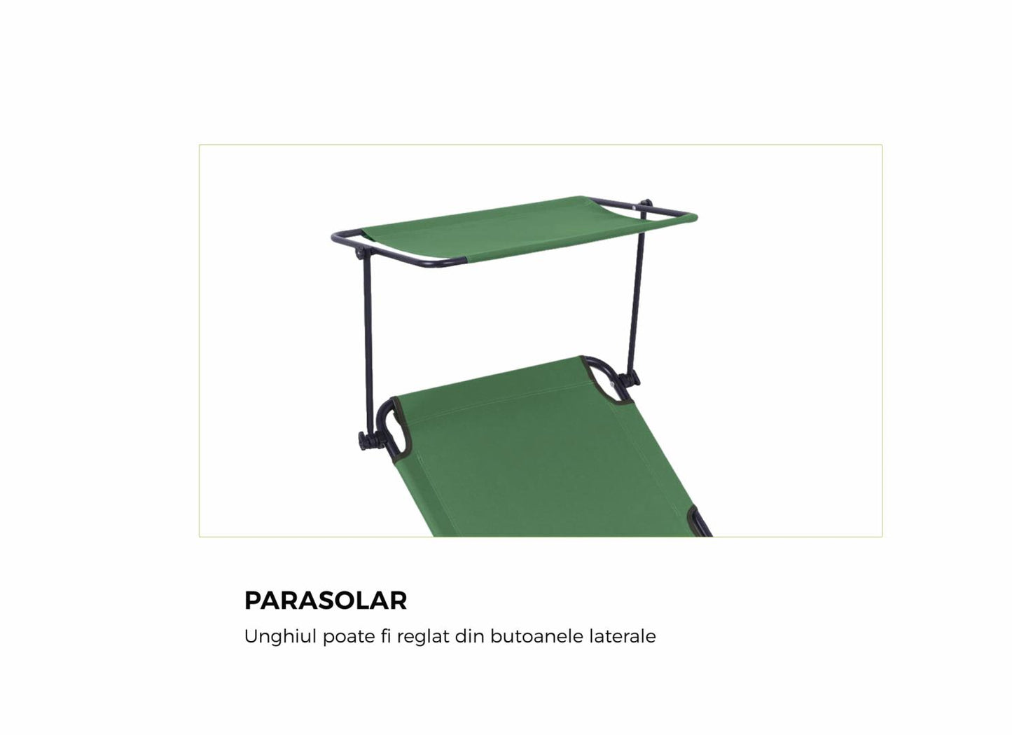 Heinner Sezlong Cu Parasolar
