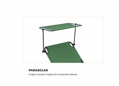 Heinner Sezlong Cu Parasolar