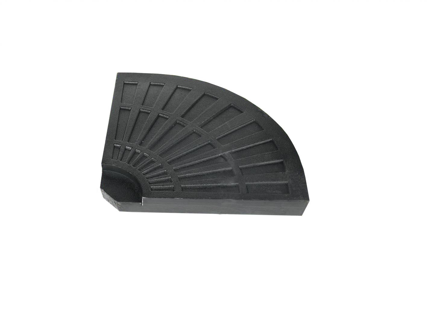 Placa de greutate / baza umbrela Heinner, 12 Kg, 46x46x4.5 cm, beton/plastic, gri