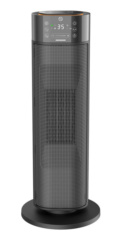 Radiator ceramic cu umidificare Heinner HCH-LH2000BK, 2000 W, Functie umidificare, Display LED, Control touch, Telecomanda, Functie ECO, Oprire automata, Functie Oscilare, Negru