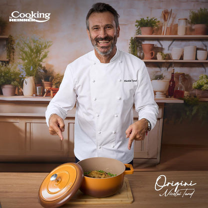 Semioala 5.8L Aluminiu Turnat + Capac ,Nicolai Tand, Origini, Cooking By Heinner