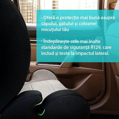 Scaun Auto I-Size 100-150 Cm , Omologare R129,Cu Isofix ,  U-Grow