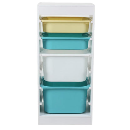 Raft Depozitare Cu 4 Cosuri Colorate, U-Grow