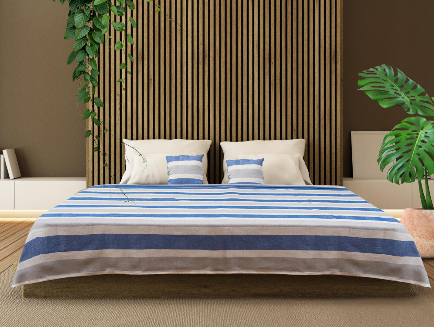 Set Cuvertura Pat Ks Zia Blue