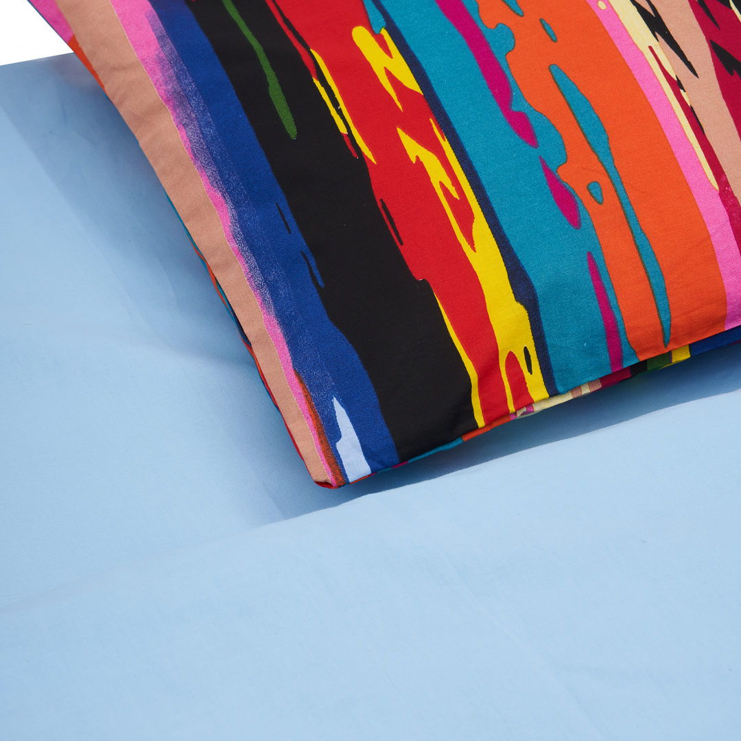 Lenjerie pentru 2 persoane  Heinner Home, 100% bumbac,132TC, king size, 4 piese