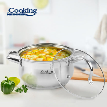 Semioala 4.7L Inox+Capac, Amira, Cooking By Heinner