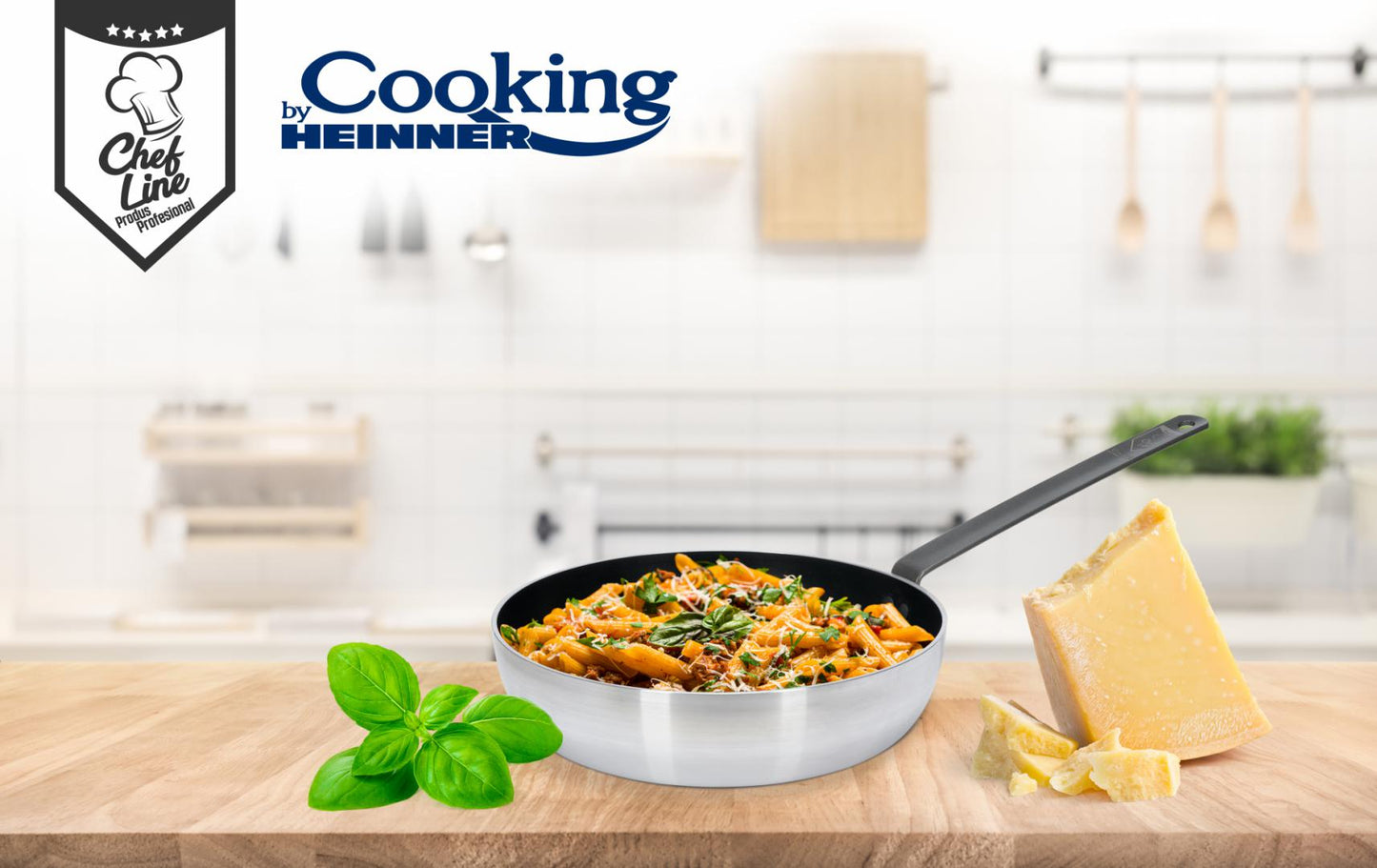 Tigaie wok profesionala Cooking by Heinner Chef Line, 30X8cm