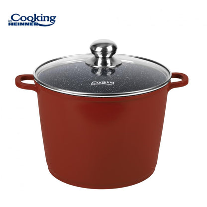 Oala 8.2L cu capac Cooking by Heinner Calabria, aluminiu, 24x18cm