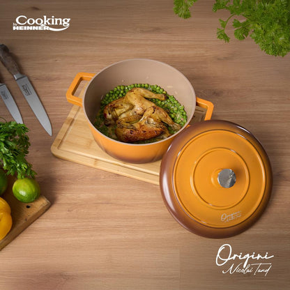 Semioala 5.8L Aluminiu Turnat + Capac ,Nicolai Tand, Origini, Cooking By Heinner