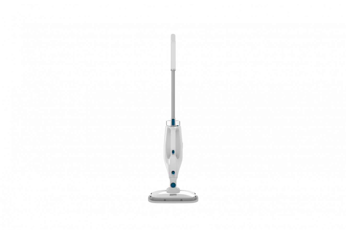 Mop cu abur Heinner SteamStrike HSM-M1400WH-BL, 1400W, capacitate rezervor apa: 420 ml, timp incalzire 15s, debit abur 21/27 g/min, temperatura abur 130°C, 2 lavete incluse, alb
