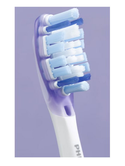 Rezerve Philips Sonicare Gum Care HX9052/87, pachet de 2 capete de periere, Standard, click-on, sincronizarea modurilor BrushSync, Alb