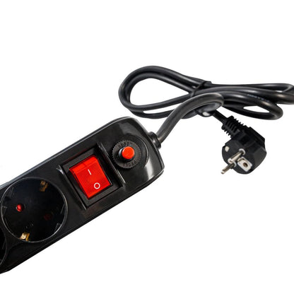 Prelungitor Spacer, Schuko X 5, Conectare Prin Schuko (T), Usb X 2, Cablu 1.8 M, 16 A, Max. , Protectie Supratensiune,