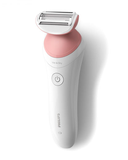 Aparat De Ras Fara Fir Umed Si Uscat Philips Lady Shaver Seria 6000 Brl146/00, Wet&Amp;Dry, 10 Ore Incarcare, 40 Min Utilizare, Husa, Manusa Exfoliere, L X A X I (Mm)