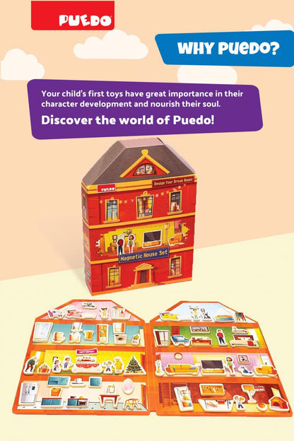 Joc Magnetic Din Spuma Eva, Construieste-Ti Casa, Puedo