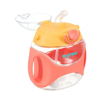 Sticla Tritan Cu Pai Si Curea , 330 Ml , Orange, U-Grow