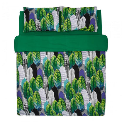 Lenjerie pentru 2 persoane  Heinner Home, 100% bumbac,132TC, king size, 4 piese