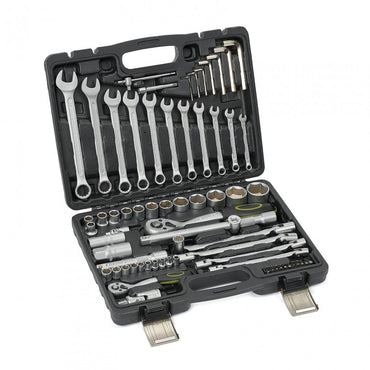 Trusa multifunctionala 77 piese Heinner CTSM016, material chrome-vanadium