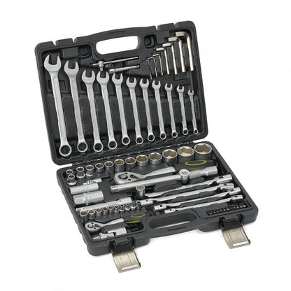 Trusa multifunctionala 77 piese Heinner CTSM016, material chrome-vanadium