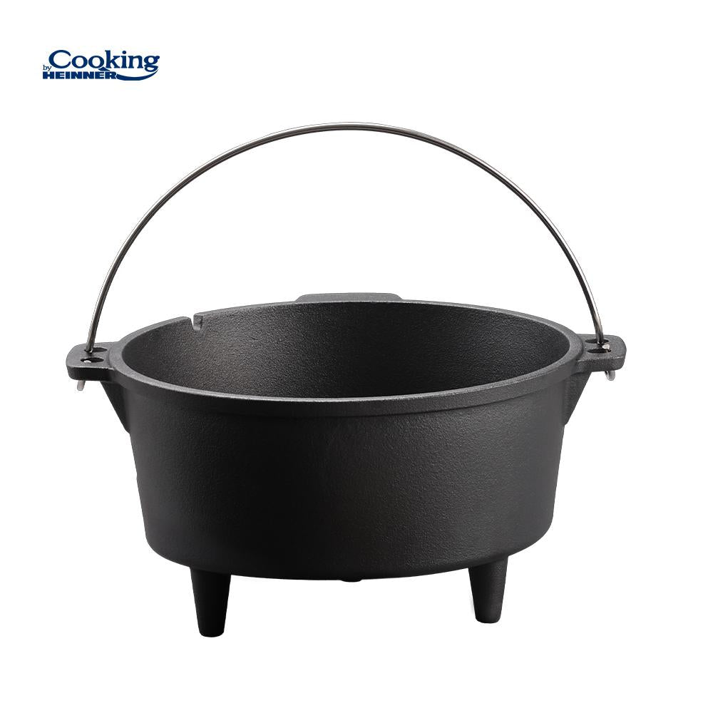 Ceaun 12L Fonta Pura + Capac Dia 37 Cm, Nature, Cooking By Heinner