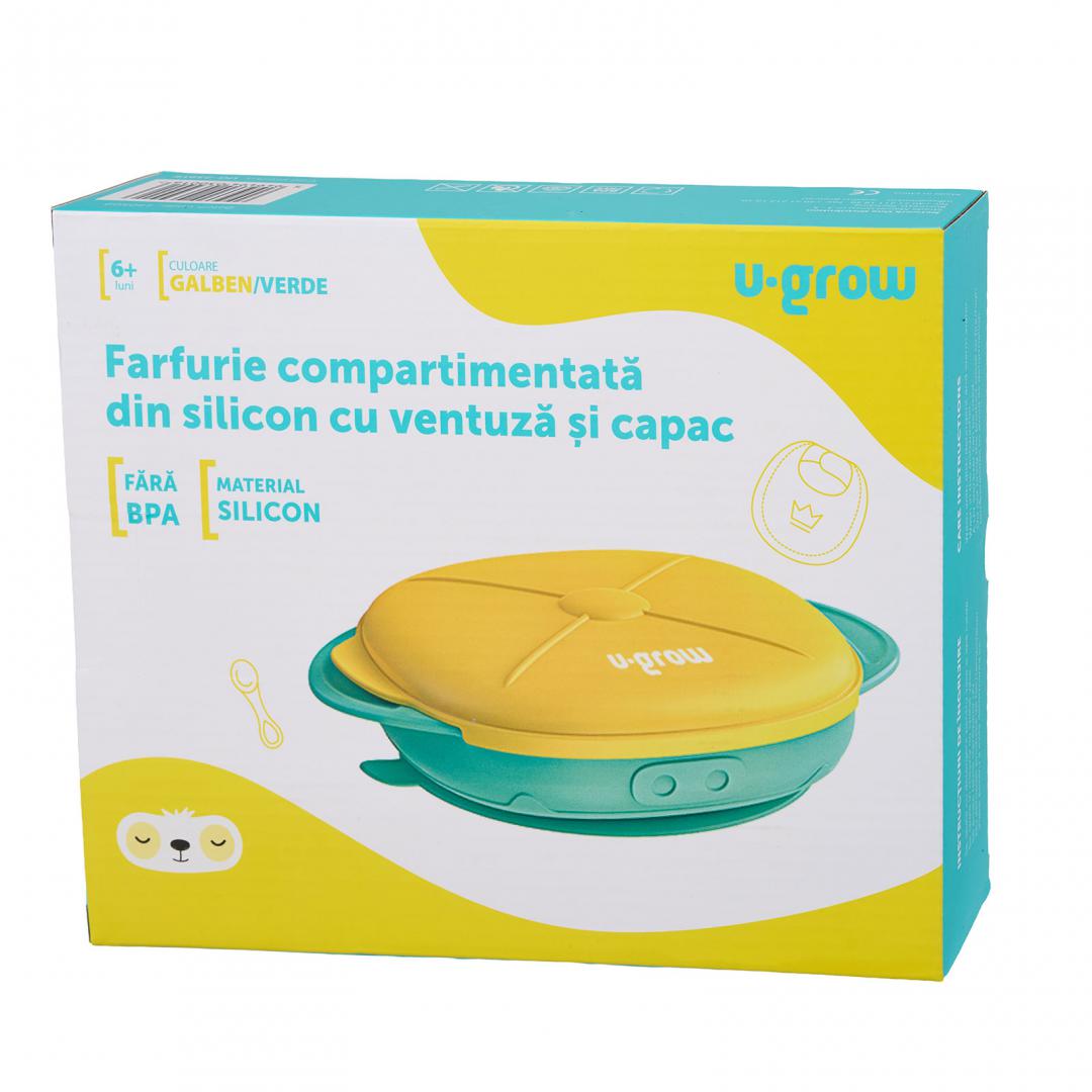 Farfurie Silicon Cu Capac , A, U-Grow