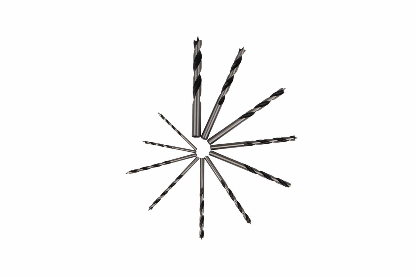 Set 11 burghie pentru lemn Heinner VBL011, 3-10 mm dimensiune burghie