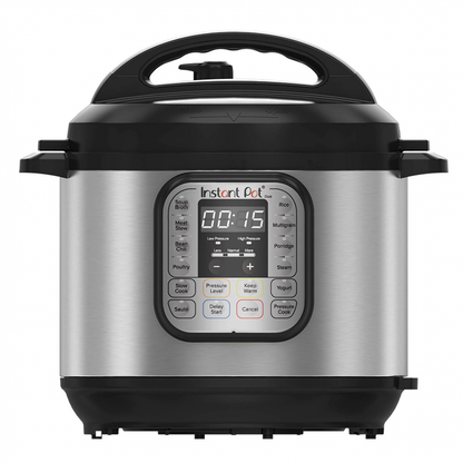 Multicooker Instant Pot Duo 3 MINI, 700W, 14 programe presetate, Capacitate 2.8 litri, Capac detasabil, Functie manuala, Inox/Negru