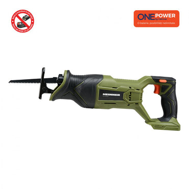 Fierastrau tip sabie pe acumulator Heinner HR-LFSU001, 18 V, 2800 RPM, 25.4 mm lungime cursa, tehnologie OnePower, fara acumulator/incarcator