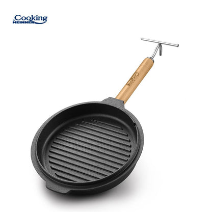 Ceaun 9L Fonta Pura + Capac Dia 31.5 Cm, Nature, Cooking By Heinner