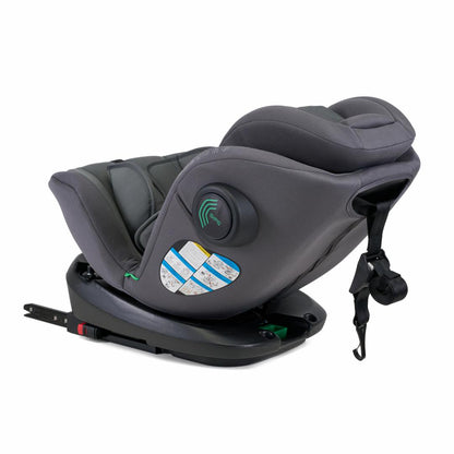 Scaun auto U-Grow Secure+ 40-150 cm , 360 grade , 4 pozitii de ajustare pe spate , 10 pozitii de ajustare a tetierei pe inaltime, gri, U-Grow