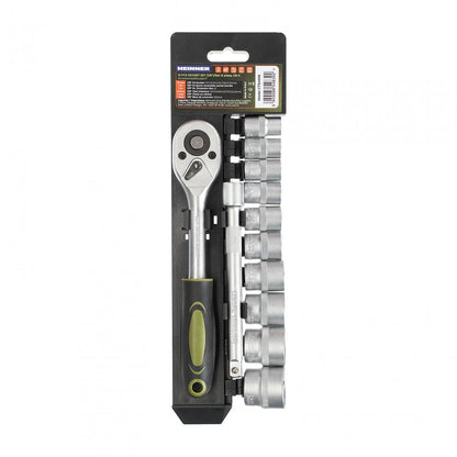 Trusa chei tubulare Heinner CTSM018, 12 piese, CR-V 3/8"