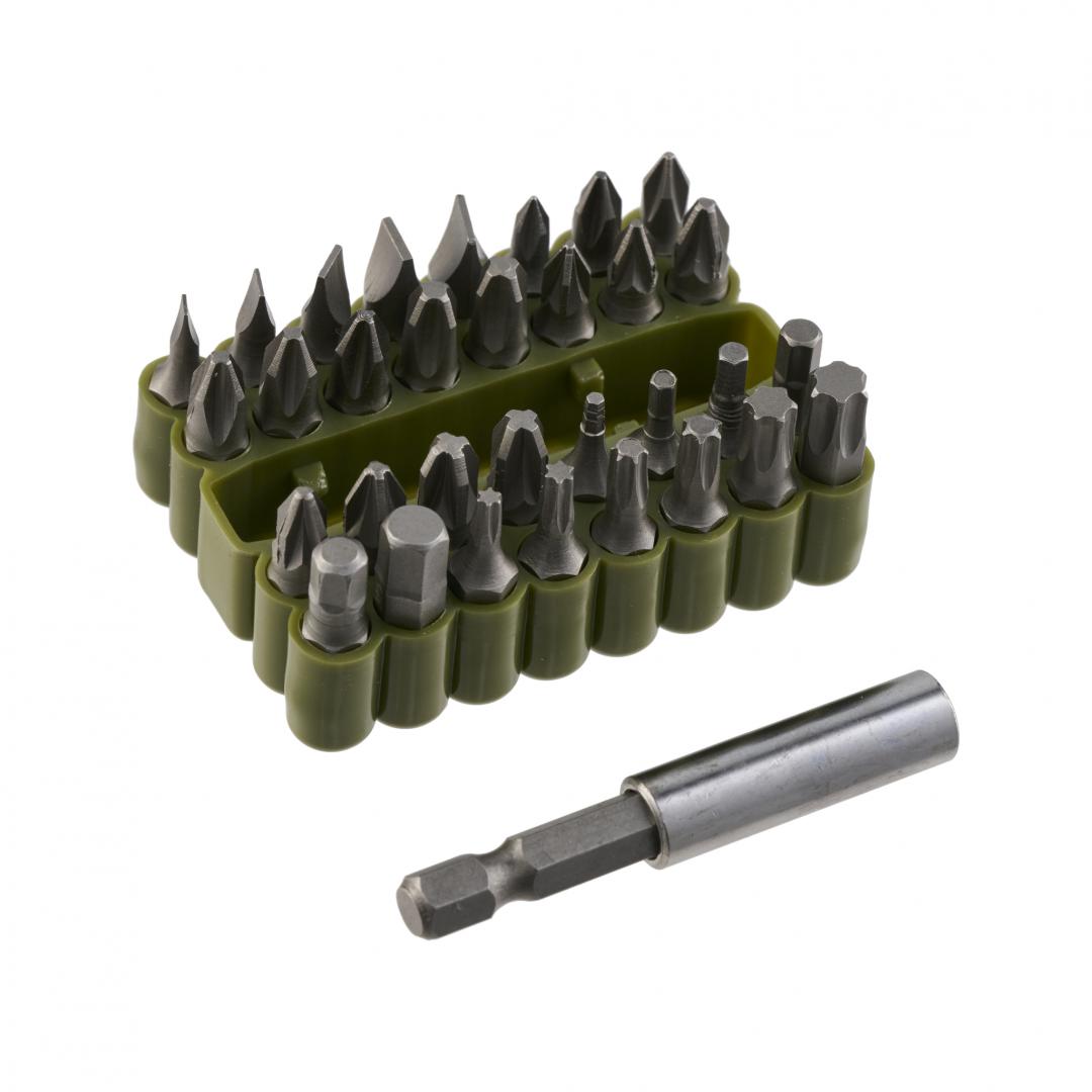 Set 33 biti Heinner CTSM025, material chrome vanadium, carcasa din plastic cauciucat