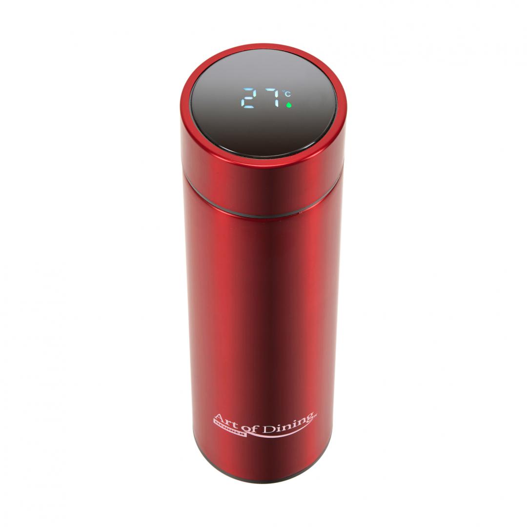Termos Inox 450 Ml,Indicator Led Temperatura, Art Of Dining By Heinner(Mix 3 Colori In Bax)