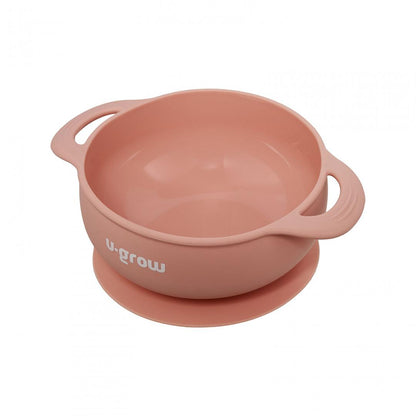 Set Diversificare 3 Piese Silicon : Bol , Farfurie Si Cana Cu Cioc, U-Grow