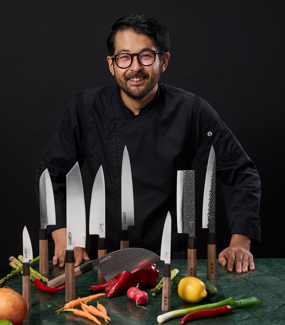 Cutitul bucatarului Cooking by Heinner - Samurai Gourmet by Rikito Watanabe, inox, 20 cm