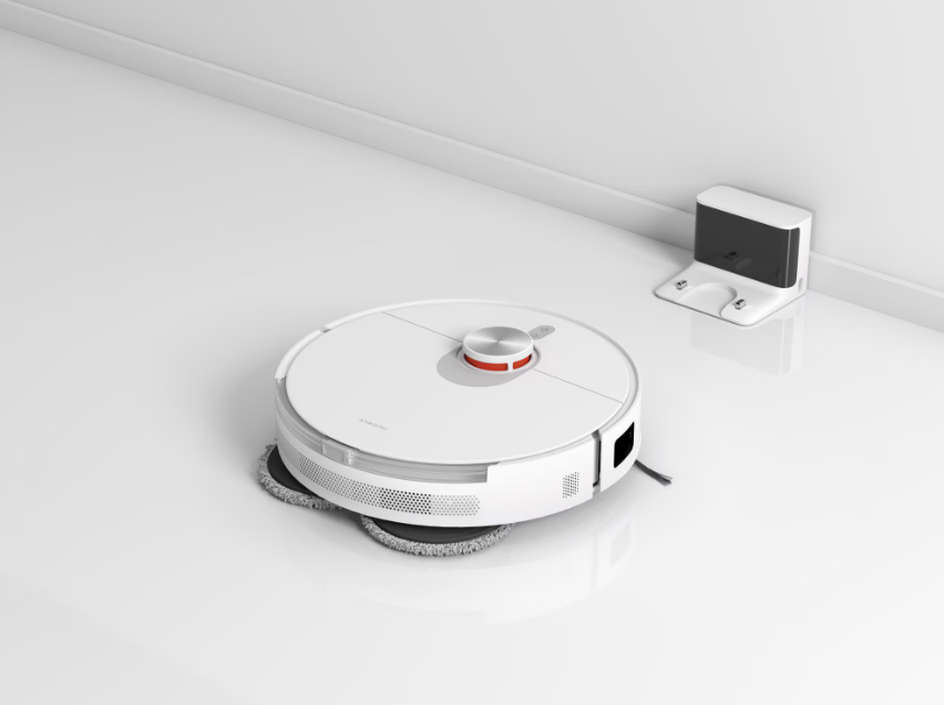 Robot de aspirare Xiaomi S20+ BHR8159EU, 5200mAh, 6000Pa, recipient praf 450ml, recipient apa 290ml, alb