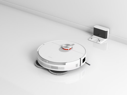 Robot de aspirare Xiaomi S20+ BHR8159EU, 5200mAh, 6000Pa, recipient praf 450ml, recipient apa 290ml, alb