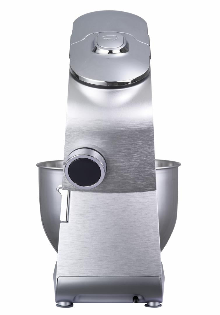 Mixer planetar FRAM FPM-K1500M, 1500W, bol inox 6L, 6 viteze si functie Pulse, Argintiu