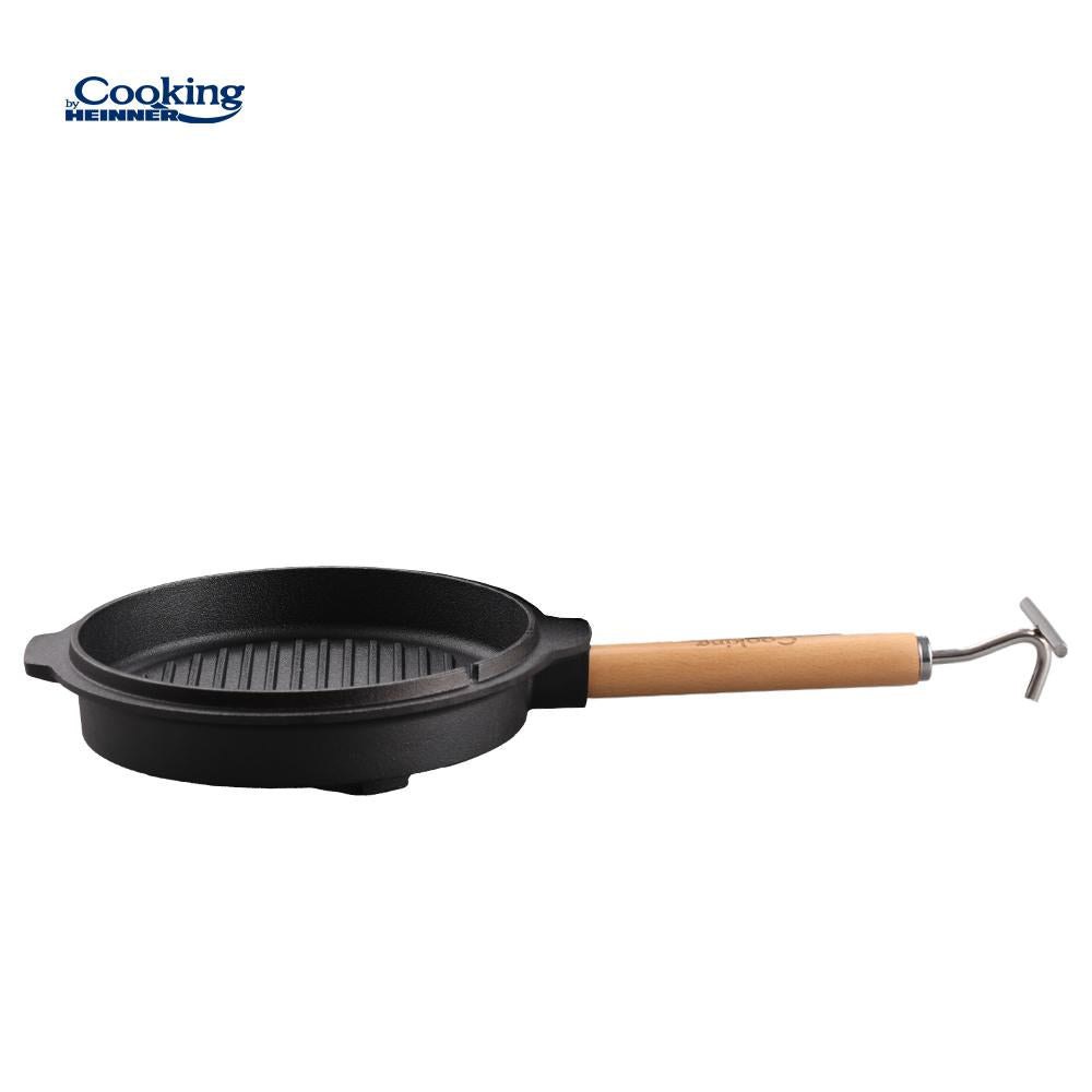 Ceaun 9L Fonta Pura + Capac Dia 31.5 Cm, Nature, Cooking By Heinner