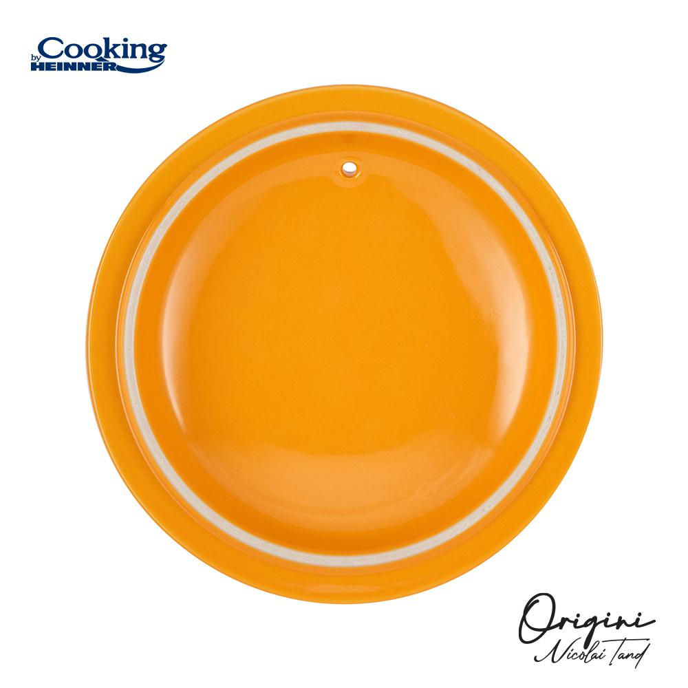 Oala ceramica cu capac Cooking by Heinner - Origini Chef Nicolai Tand, 14.5 x 16 cm, 3 L