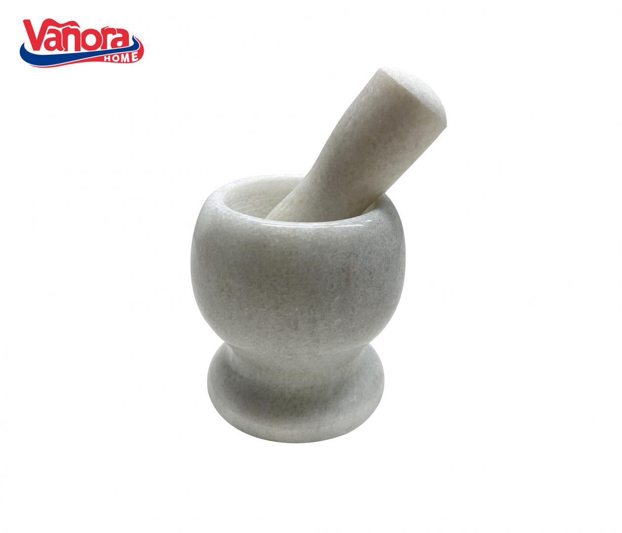 Mojar Cu Pistil Din Marmura, Dia 9.5 Cm, Vanora Home