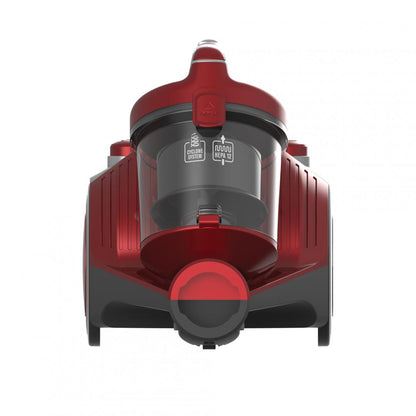 Aspirator fara sac Heinner HVC-MC700RD, 700 W, Filtrare ciclonica, Filtru Hepa 12, Rosu