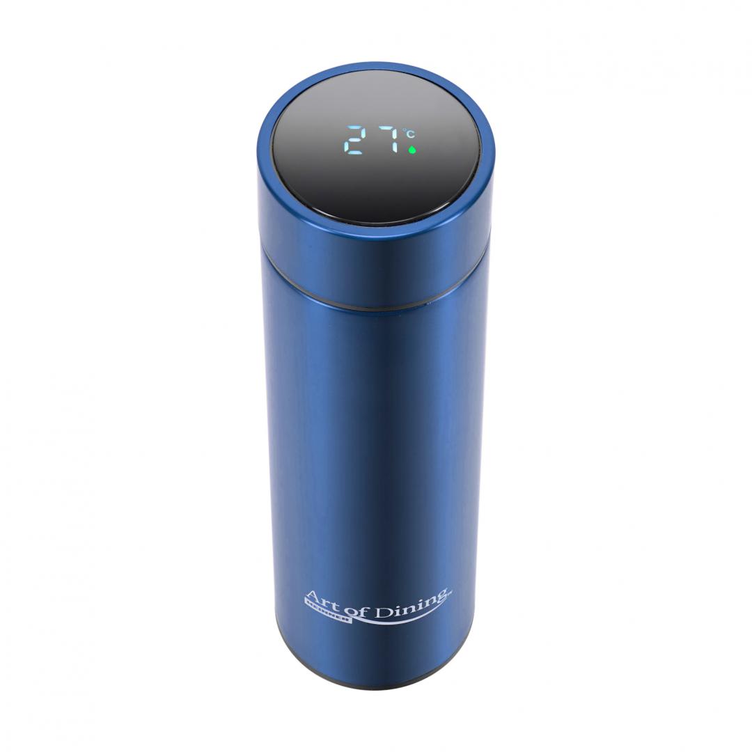 Termos Inox 450 Ml,Indicator Led Temperatura, Art Of Dining By Heinner(Mix 3 Colori In Bax)