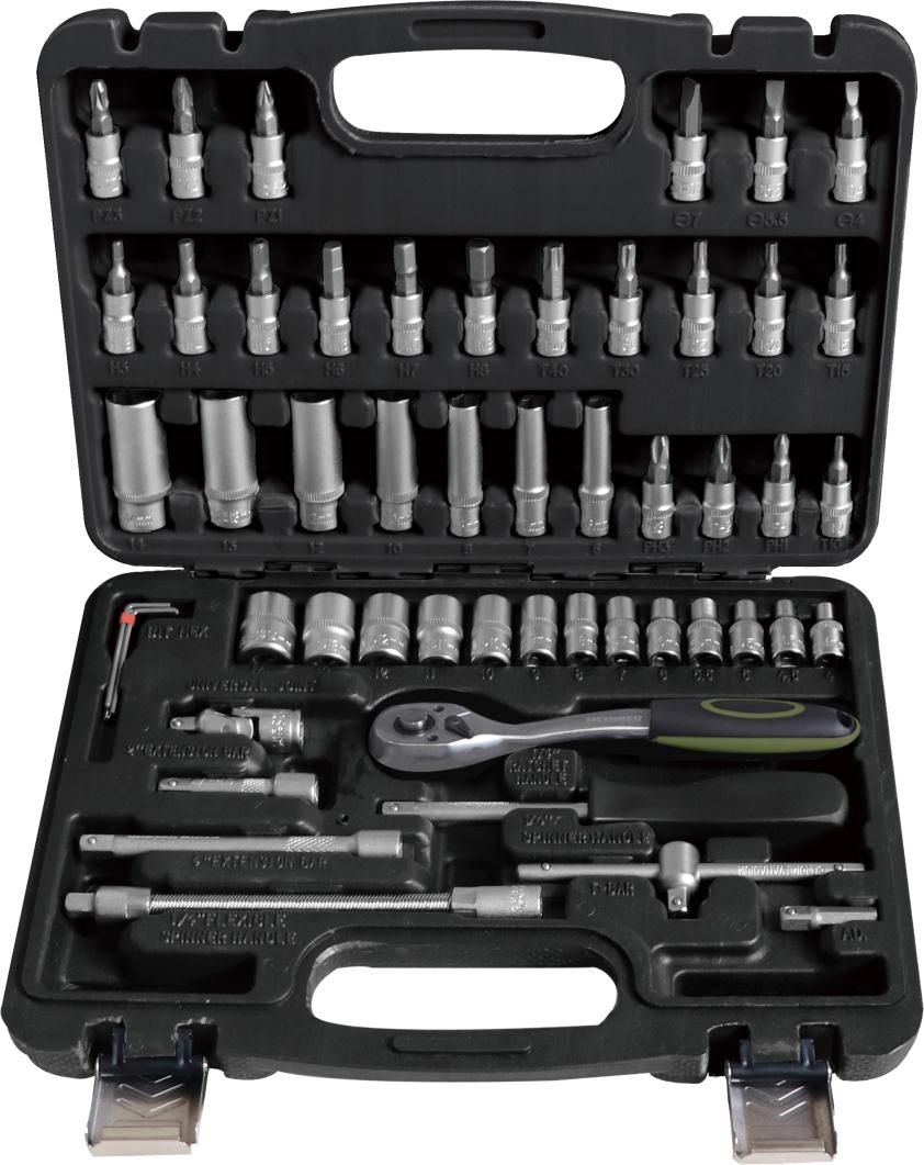 Trusa multifunctionala 52 piese Heinner CTSM032, material chrome-vanadium