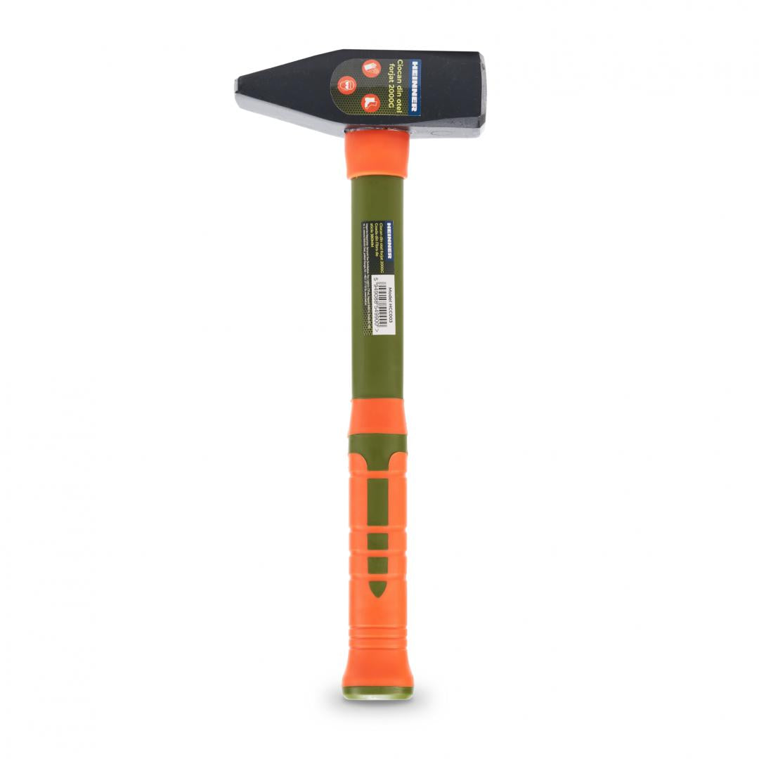 Ciocan Heinner HCC003, otel forjat, coada fibra sticla, 360 mm lungime, 2 kg