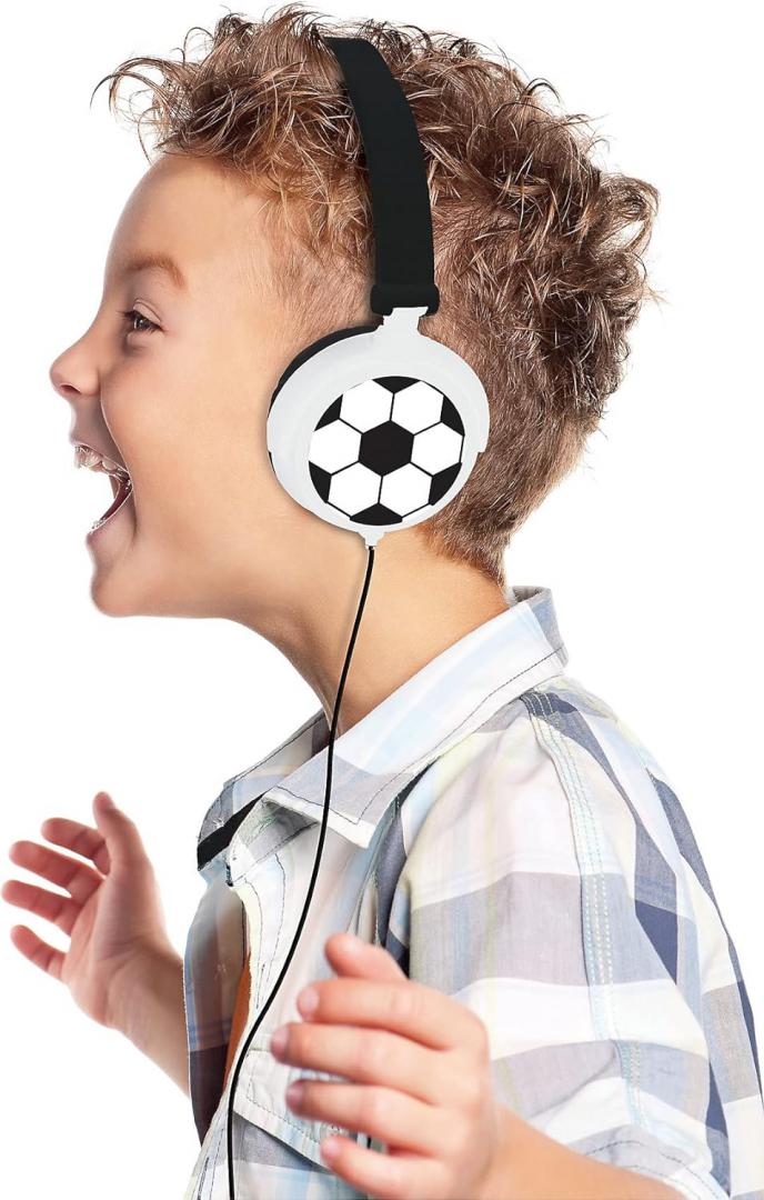 Casti Pliabile Cu Design De Fotbal