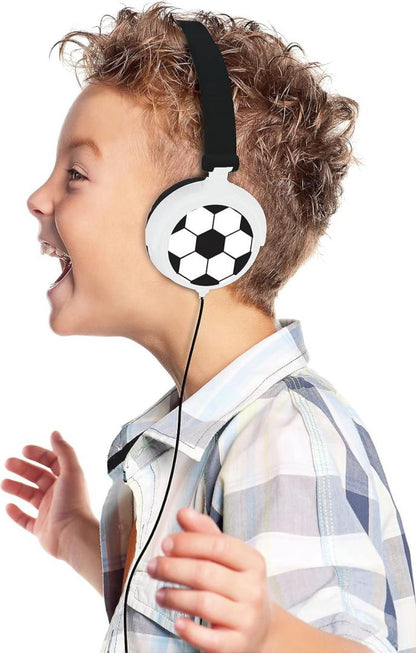 Casti Pliabile Cu Design De Fotbal