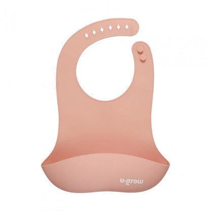 Set Diversificare 5 Piese Silicon : Baveta, Bol, Farfurie, Lingurita Si Furculita, U-Grow